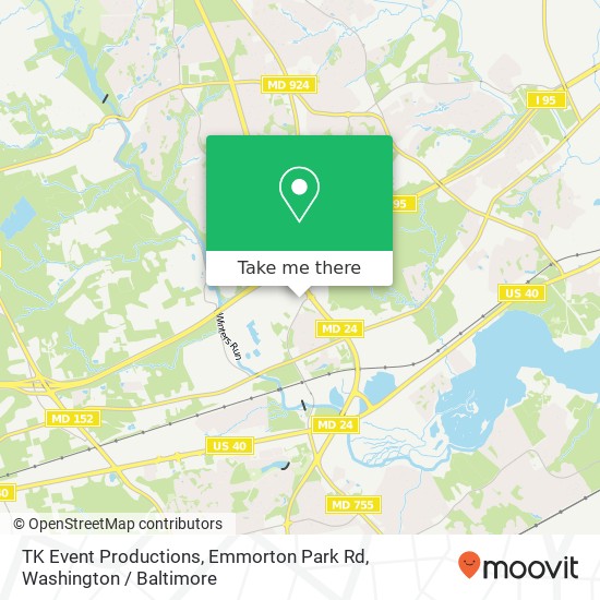 TK Event Productions, Emmorton Park Rd map