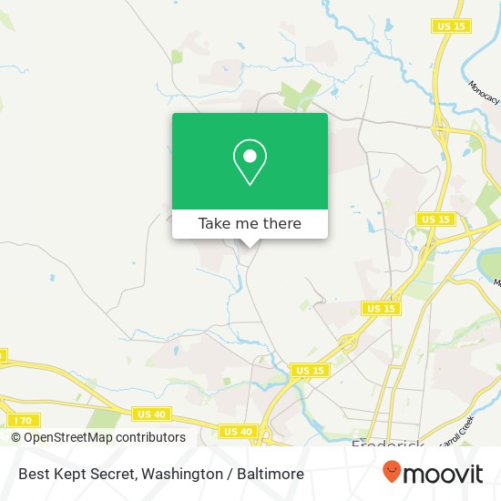 Best Kept Secret map