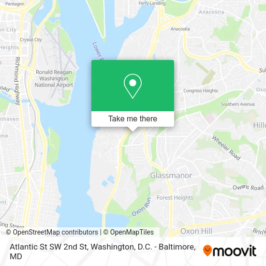 Mapa de Atlantic St SW 2nd St