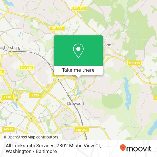 All Locksmith Services, 7802 Mistic View Ct map