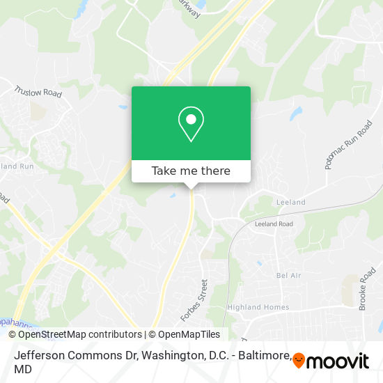 Mapa de Jefferson Commons Dr