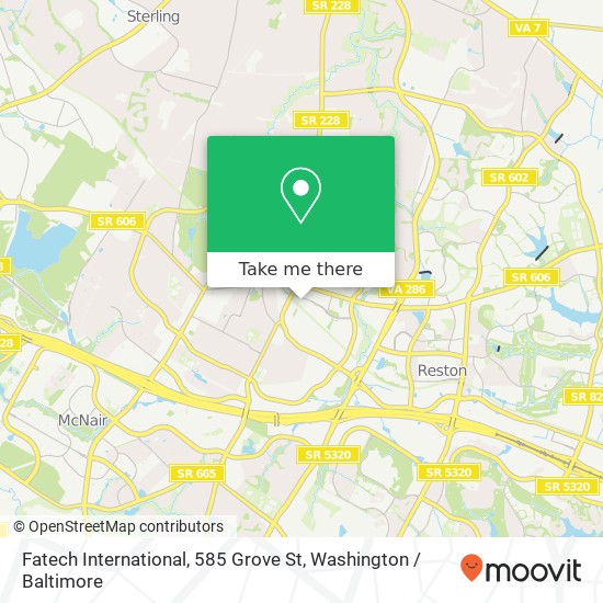 Mapa de Fatech International, 585 Grove St