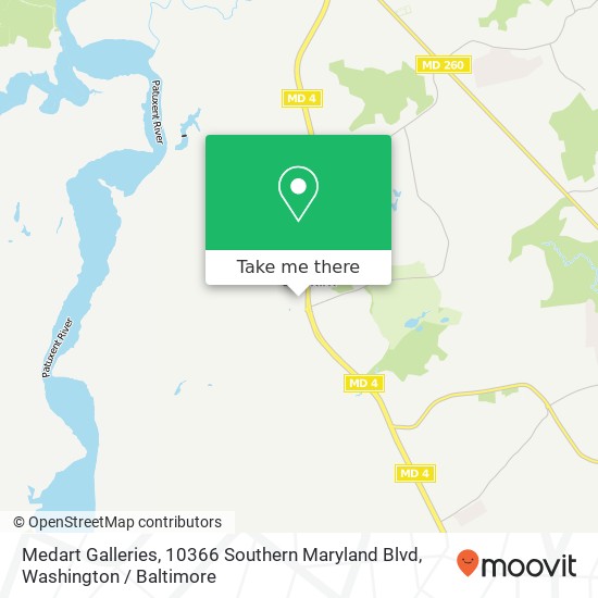 Medart Galleries, 10366 Southern Maryland Blvd map
