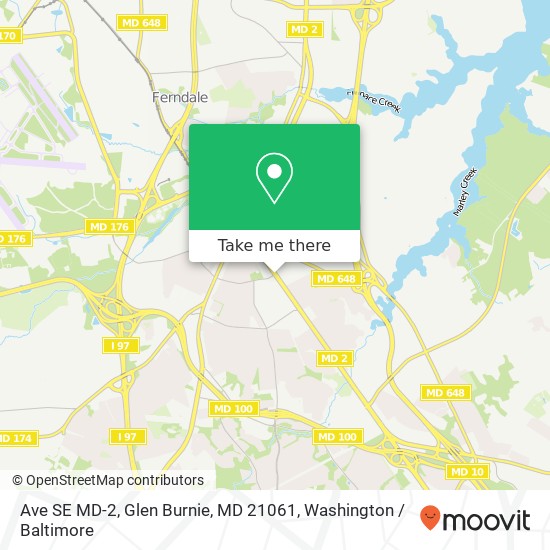 Ave SE MD-2, Glen Burnie, MD 21061 map