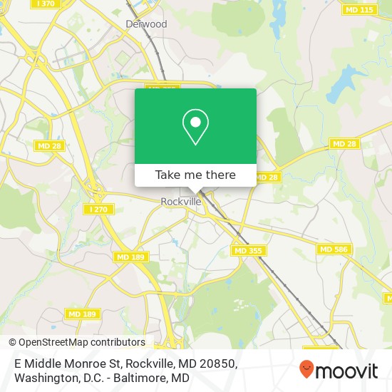 E Middle Monroe St, Rockville, MD 20850 map