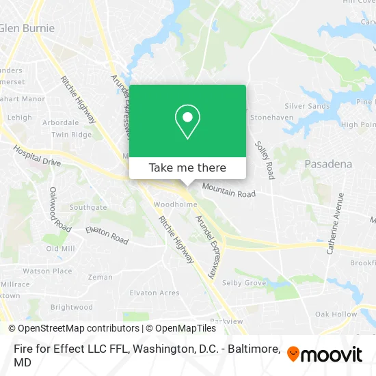 Fire for Effect LLC FFL map