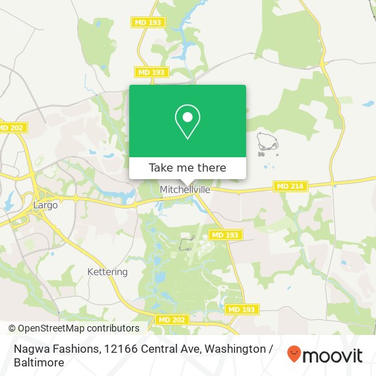 Mapa de Nagwa Fashions, 12166 Central Ave