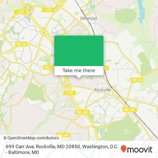 699 Carr Ave, Rockville, MD 20850 map