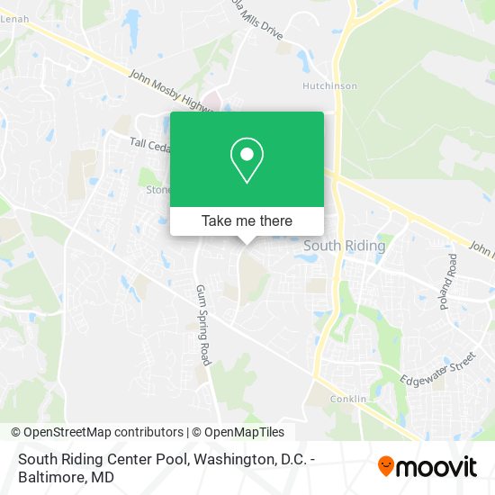 South Riding Center Pool map