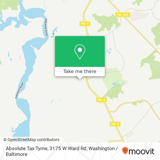 Absolute Tax Tyme, 3175 W Ward Rd map