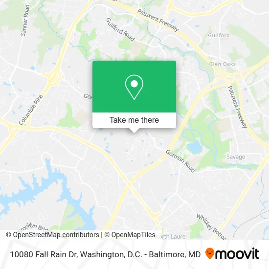 10080 Fall Rain Dr map