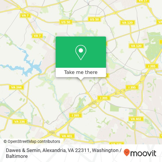 Dawes & Semin, Alexandria, VA 22311 map