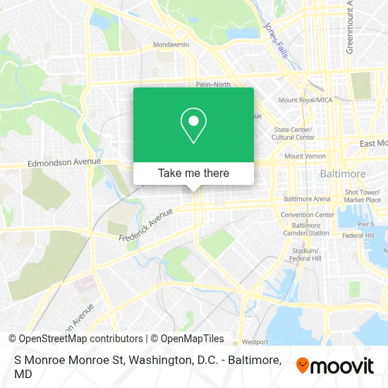 S Monroe Monroe St map