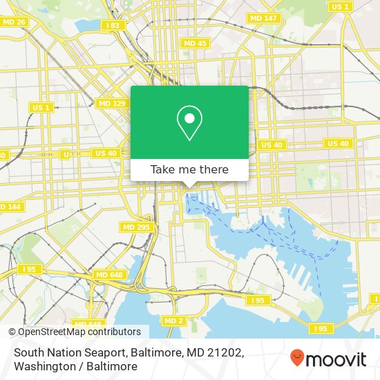 South Nation Seaport, Baltimore, MD 21202 map