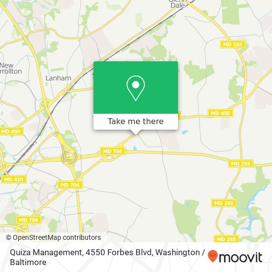 Quiza Management, 4550 Forbes Blvd map