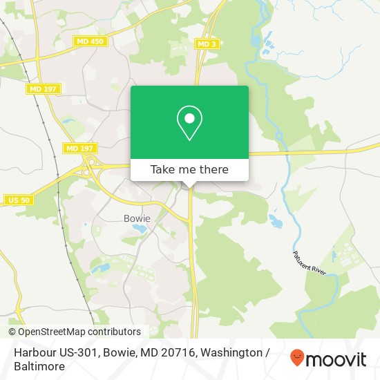 Harbour US-301, Bowie, MD 20716 map