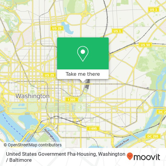 Mapa de United States Government Fha-Housing