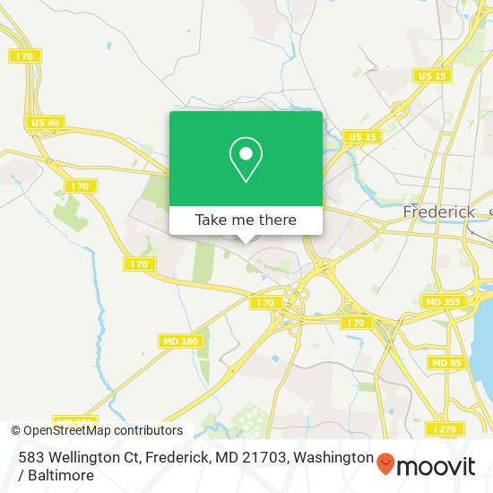 583 Wellington Ct, Frederick, MD 21703 map