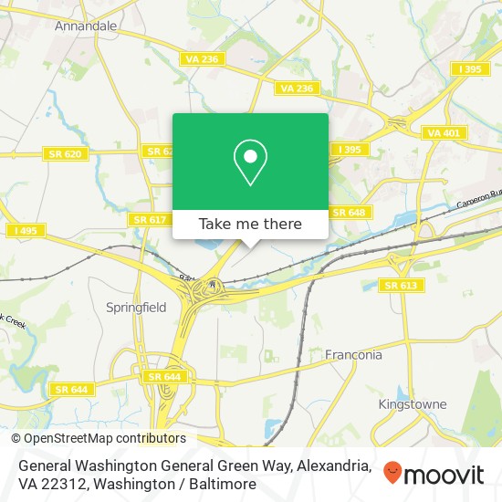 General Washington General Green Way, Alexandria, VA 22312 map