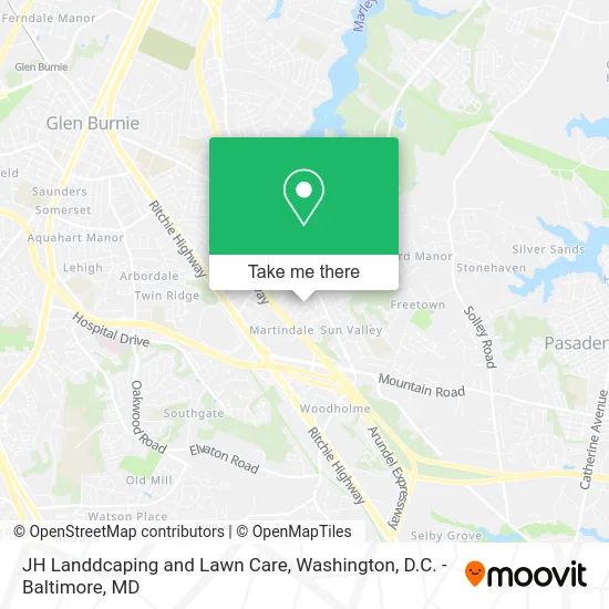 JH Landdcaping and Lawn Care map