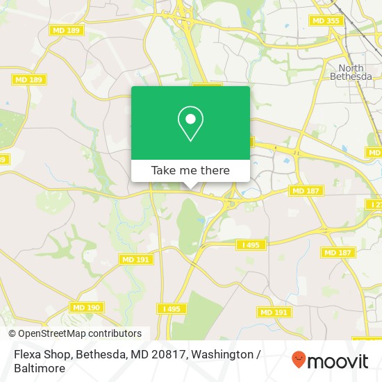 Flexa Shop, Bethesda, MD 20817 map