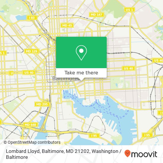 Lombard Lloyd, Baltimore, MD 21202 map