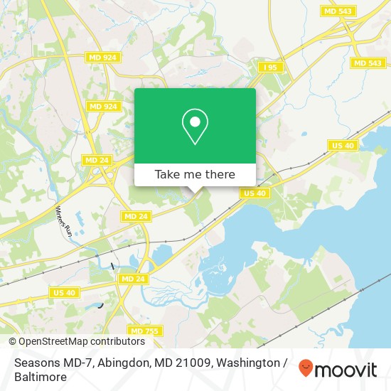 Seasons MD-7, Abingdon, MD 21009 map