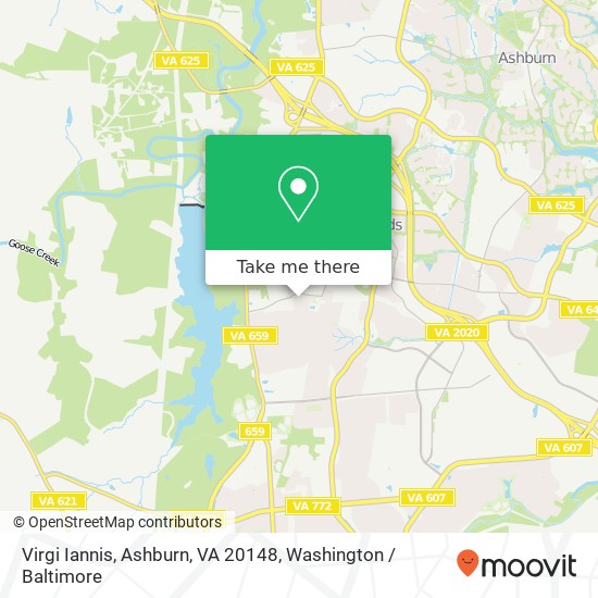 Virgi Iannis, Ashburn, VA 20148 map