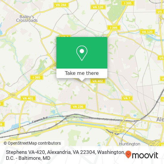 Stephens VA-420, Alexandria, VA 22304 map