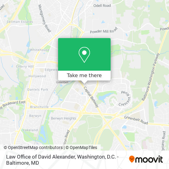 Mapa de Law Office of David Alexander