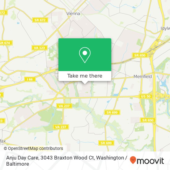 Anju Day Care, 3043 Braxton Wood Ct map