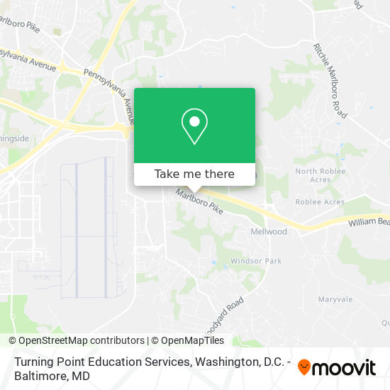 Mapa de Turning Point Education Services