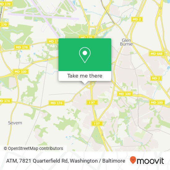 ATM, 7821 Quarterfield Rd map