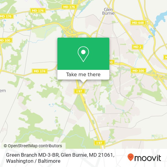 Green Branch MD-3-BR, Glen Burnie, MD 21061 map