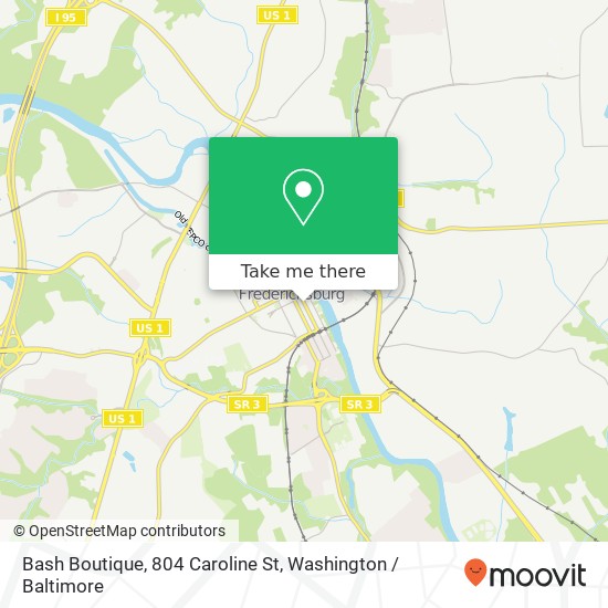 Mapa de Bash Boutique, 804 Caroline St