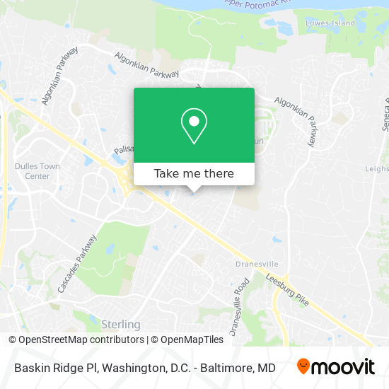 Baskin Ridge Pl map