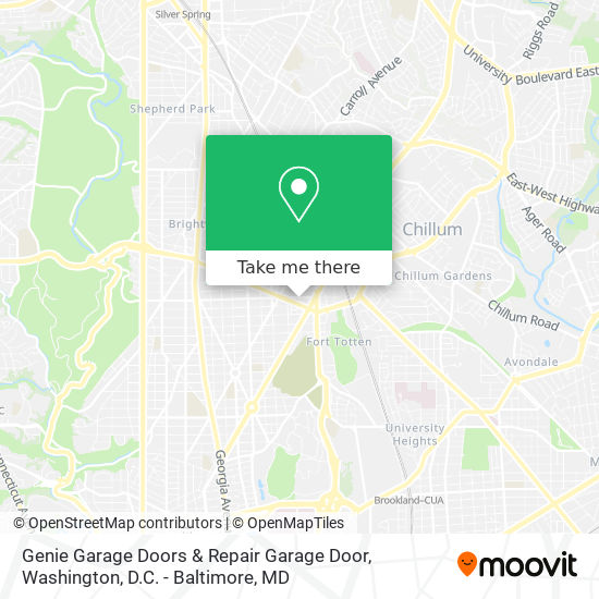 Mapa de Genie Garage Doors & Repair Garage Door