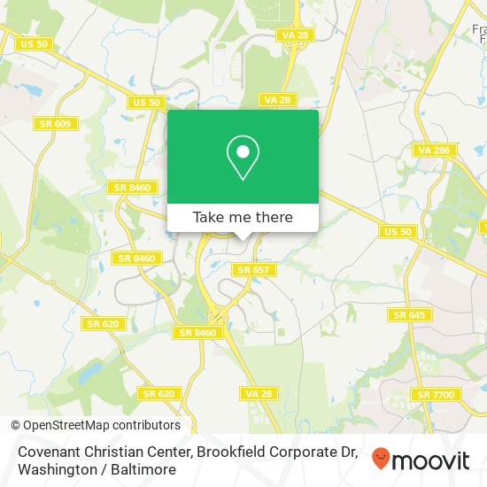 Covenant Christian Center, Brookfield Corporate Dr map