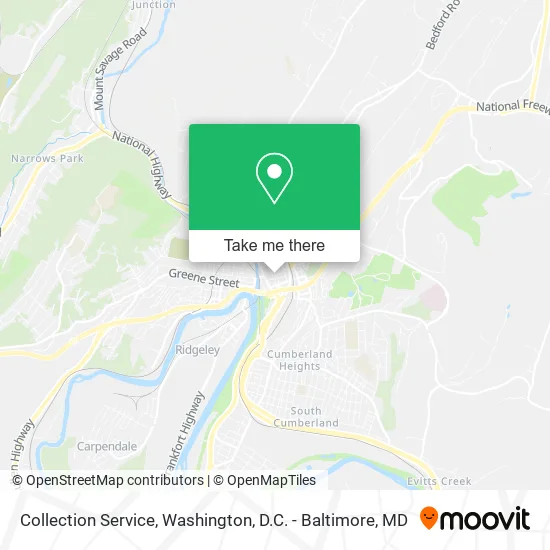 Collection Service map
