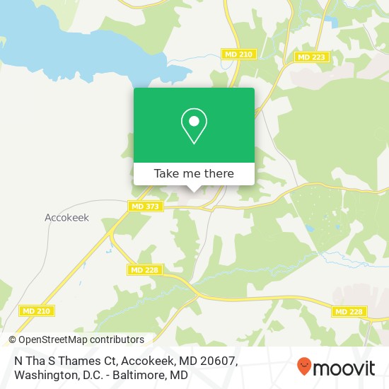 N Tha S Thames Ct, Accokeek, MD 20607 map