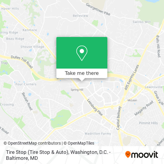 Tire Stop (Tire Stop & Auto) map