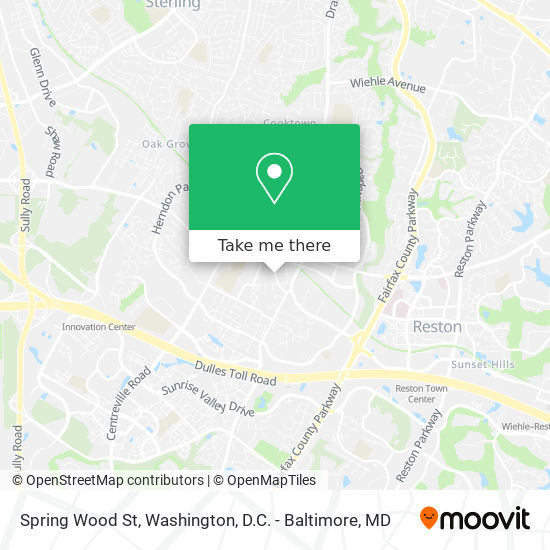 Spring Wood St map