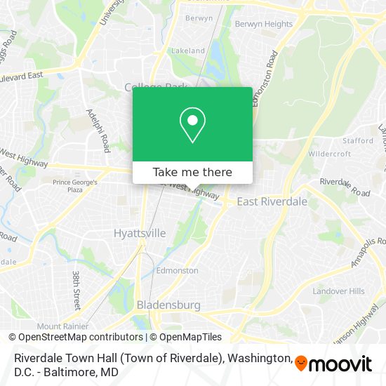 Mapa de Riverdale Town Hall (Town of Riverdale)