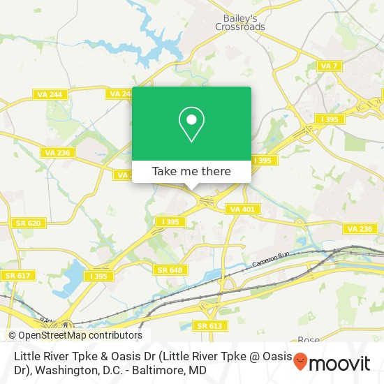 Mapa de Little River Tpke & Oasis Dr