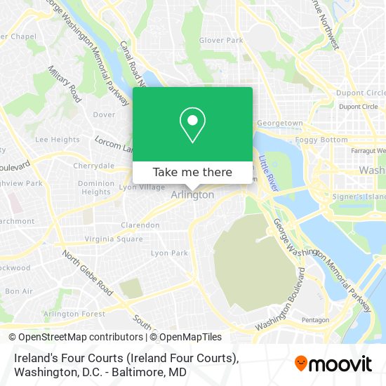 Ireland's Four Courts map