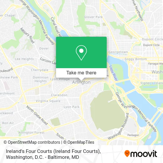 Mapa de Ireland's Four Courts