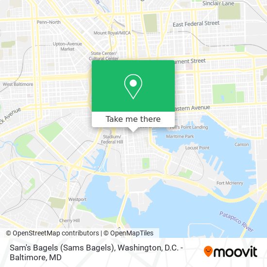 Mapa de Sam's Bagels (Sams Bagels)