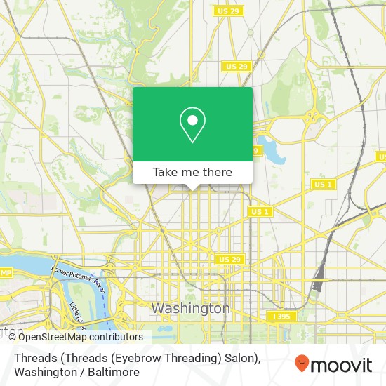 Mapa de Threads (Threads (Eyebrow Threading) Salon)