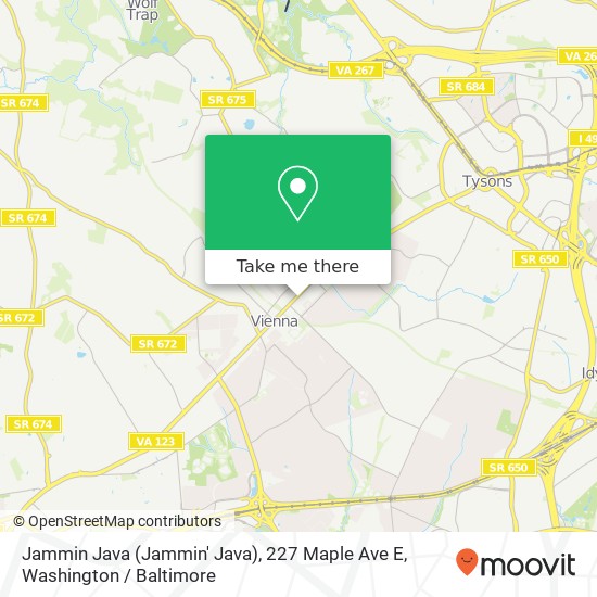 Jammin Java (Jammin' Java), 227 Maple Ave E map