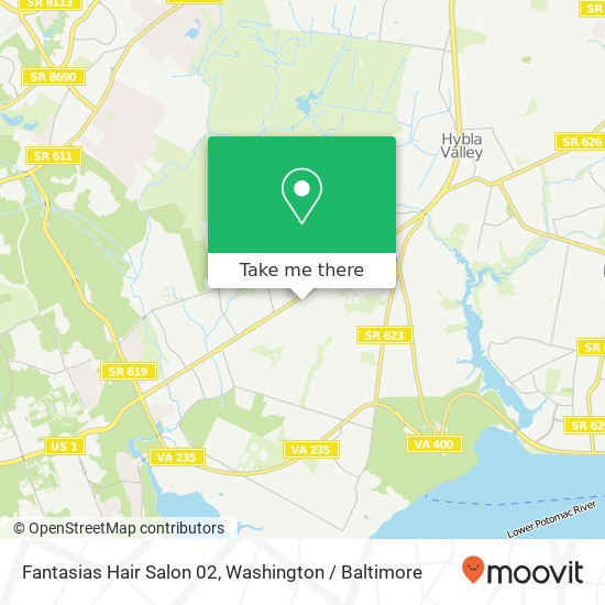 Fantasias Hair Salon 02 map